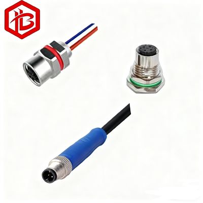 OEM ODM M5 4 Pin Female Connector Waterproof Circular Connector Cable M5 Connector