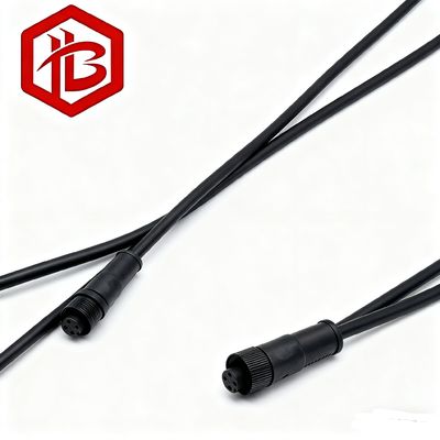 M8 M12 M16 M18 M20 Waterproof Connector 3 Pin 3 Core IP65 IP67 IP68 Metal Male Female Plug LED Connector