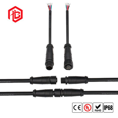 Bett M8 Nylon Male/Female Waterproof Connector Plug for Aerospace RF/UHF Solar Power Systems with Copper Contact
