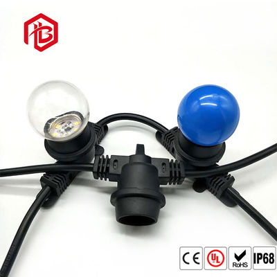 Connettore impermeabile di plastica della base ip67 ip68 della lampada del PVC della presa di corrente del supporto della lampada E27