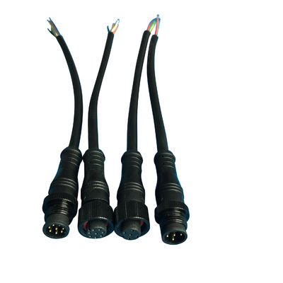 Acquistare Cavo 3 del sensore del connettore del segnale di M5 M8 M12 4 5 8 12 connettore impermeabile su ordinazione del perno IP67 con cavo online manufacture