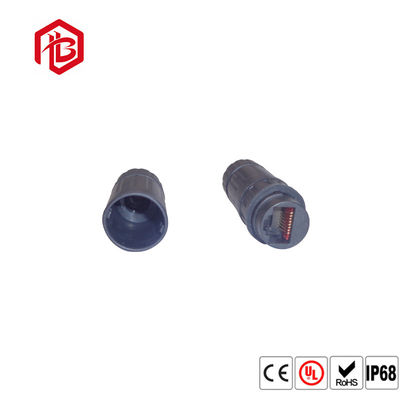 Acquistare incavo impermeabile del connettore IP67 IP68 Front Panel Mount RJ45 di 8P 8C M19 RJ45 online manufacture