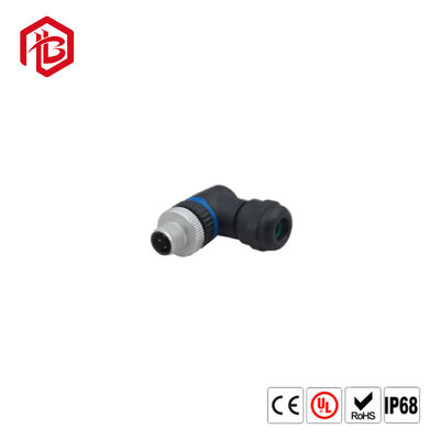 Acquistare Connettore di cavo impermeabile elettrico ad angolo retto del pannello della presa di alimentazione IP67 di Bett M12 4pin online manufacture