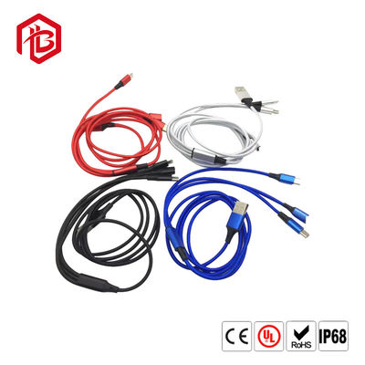 Acquistare Cavo micro di nylon di carico veloce di USB di USB 2.0 di Android di alta qualità del cavo del caricatore di Bett 1m 2m 3m LED online manufacture