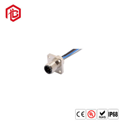 Acquistare Maschio elettrico impermeabile industriale del connettore circolare IP67 M12 a cavo di modellatura femminile 3 4 5 8 12 perni online manufacture