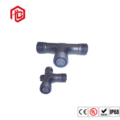 Acquistare 2 3 4Pin 3 tipo il nero maschio impermeabile di modo T del fermaglio del PVC online manufacture