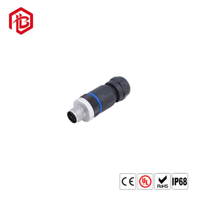 Acquistare Maschio impermeabile 2/3/4/5 Pin Panel Mounted Socket Connector della flangia del quadrato IP67 del connettore M12 online manufacture