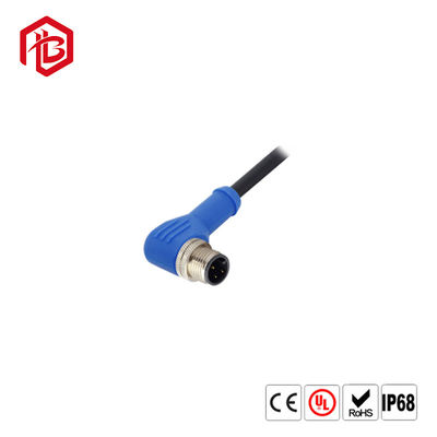 Acquistare M12 S-ha codificato la presa di alimentazione 4 Pin Waterproof Molded Corded Plug online manufacture