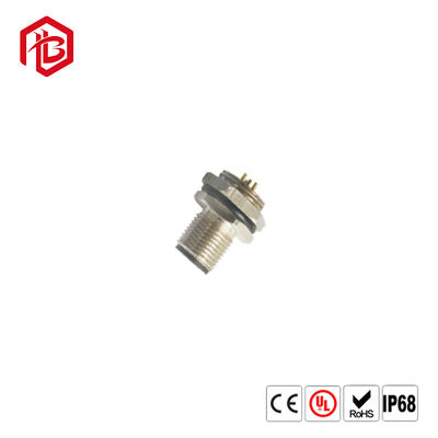 Acquistare Campo Wireable del dado di M12 5 PIN Male PG7 diritto un accoppiamento del metallo del connettore circolare di codice online manufacture