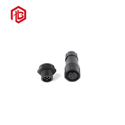 Acquistare 300V m14 pannello di montaggio di nylon innesco nero luminaria ambiente allarmi connettore del cavo impermeabile online manufacture