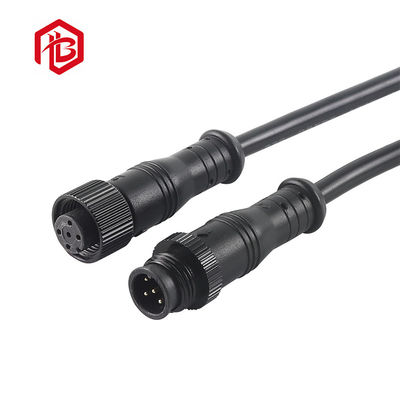 Acquistare M12 connettore circolare 2-8 pin resistente all'acqua maschio e femmina innesco filo LED lampada esterna resistente all'acqua filo di metallo noce online manufacture