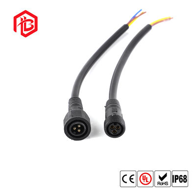 Acquistare Custom M15 IP68 Waterproof Aerospace PCB Male Female Connector with 1P/2P/3P/4P/5P/6P Power Cable Plug for LED Strips online manufacture
