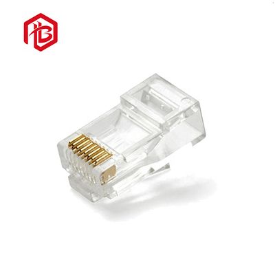 Acquistare Fangbei RJ45 Cat6a PC Shielded STP FTP Ethernet Male Modular Plug Adapter with Phosphor Bronze Contacts online manufacture