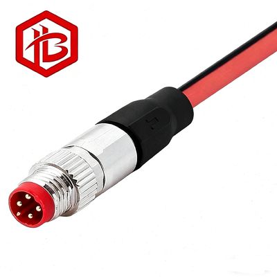 Acquistare M8 DIN 3pin Nickel Plated Male to Female Straight Plug IP68 Waterproof Sensor Cable online manufacture
