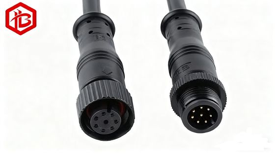 Acquistare Connettori di cablaggio elettrico impermeabili di alta qualità M12 METAL PLUG 2 3 4 5 6 7 8 Pins online manufacture