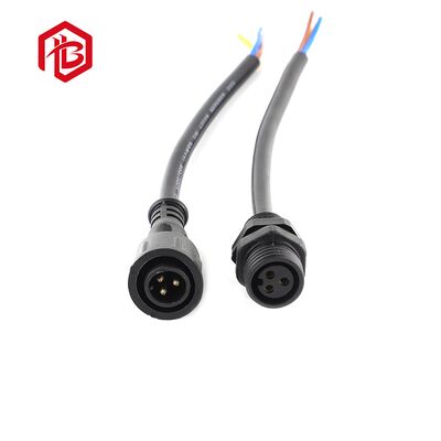 Acquistare M19 PANEL MOUNT PLUG connettore maschile e femminile 2-5 pin LED circolare FPC/PCB Power Copper Contact connettore a cavo impermeabile online manufacture