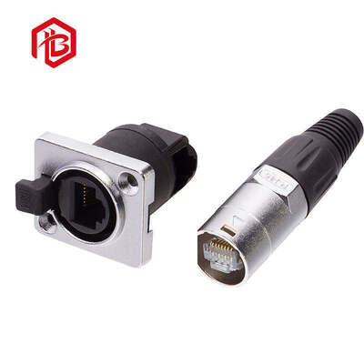 Acquistare Connettore elettrico RJ45 in rame impermeabile maschio/femmina per applicazioni RF aerospaziali online manufacture