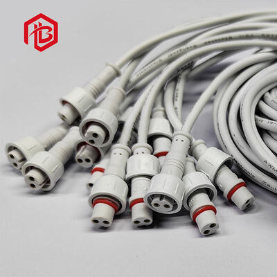 Acquistare Customized M11-M16 LED Street IP68 impermeabile oro placcato rame 14 AWG 2-5 Pin maschio femmina docking estensione PVC cavo di alimentazione online manufacture