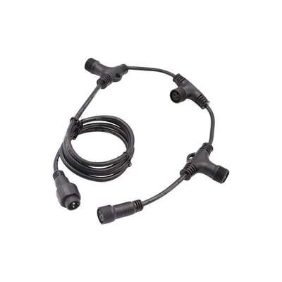 Acquistare Connettori a T per strisce LED in rame impermeabili, splitter M12 per applicazioni aerospaziali, UHF, RF, sistemi di energia solare, PCB, IP68 online manufacture