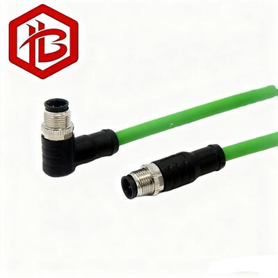 Acquistare Connettore Ethernet RJ45 ad angolo retto M12 impermeabile BETT, grado di protezione IP68, 8A per applicazioni aerospaziali UHF RF PCB online manufacture