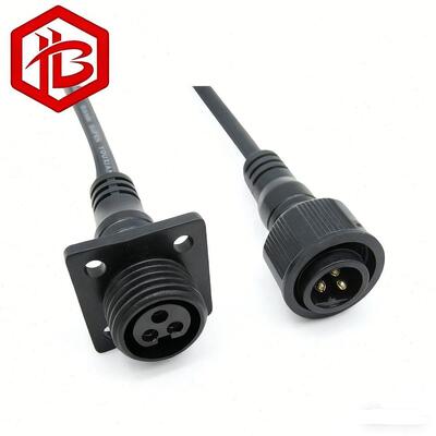 Acquistare Connettore per cavo a pannello maschio/femmina impermeabile FLANGIATO M15 2-4Pin IP68 per progetto PCB RF Street Light online manufacture