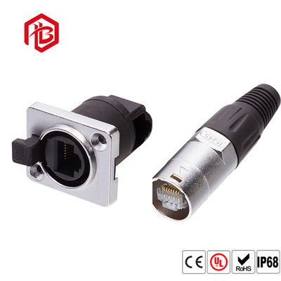 Acquistare Supporto 2 del pannello frontale 3 4 connettore impermeabile di Ethernet di 5 Pin online manufacture