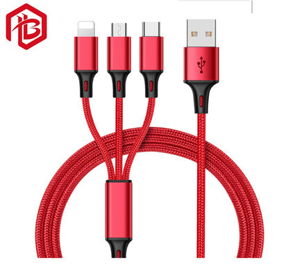 Acquistare 3 in 1 cavo di carico veloce del caricatore del telefono cellulare del cavo di dati di 5A 100W online manufacture