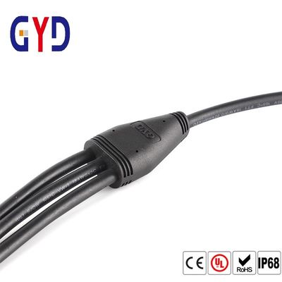 Acquistare 3 bianco impermeabile elettrico del nero del connettore di cavo del separatore di modo IP67 online manufacture