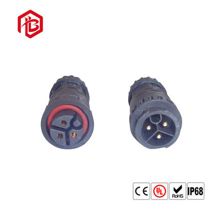 Acquistare Nylon di gomma del PVC del maschio femminile impermeabile del connettore circolare di IP68 3Pins per illuminazione del LED online manufacture