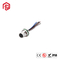 8 Pin Waterproof Molded Plug With Cable M12 Connector