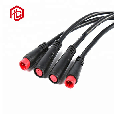Custom M8 Waterproof Connector LED Light Signal Transmission Solar Panel Male and Female Plug