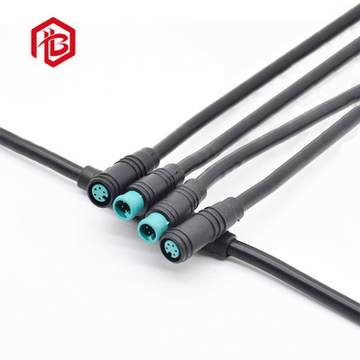 Custom M8 Waterproof Connector LED Light Signal Transmission Solar Panel Male and Female Plug