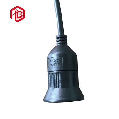Ip65 E27 Waterproof Lamp Holder Screw Style Plastic PVC Material For Street Lamp