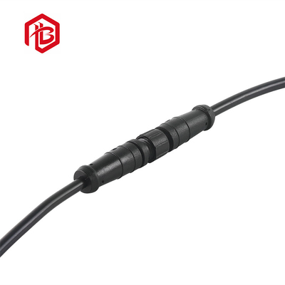 Industrial M8 Nylon Threaded Butt Waterproof Aviation Plug 2 3 4 5pin Signal Connector