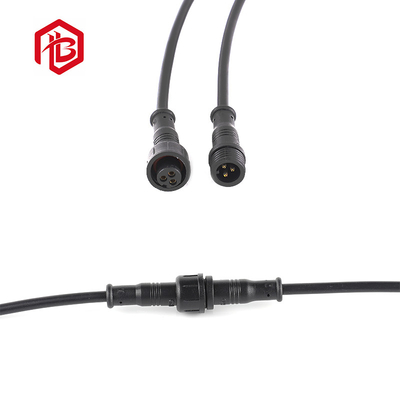 M11 Rubberized PVC Male And Female Outdoor Power Supply Cable Sheath Lighting LED Waterproof Cable
