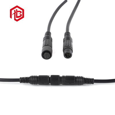 M10 Nylon Faucet 6-Pin Welded Gold-Plated Terminal Waterproof Connector