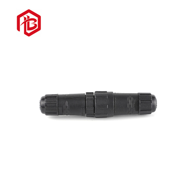 Power Signal Control Box Male Female IP67 2pin Waterproof Panel Mount Connector For Outdoor Cable