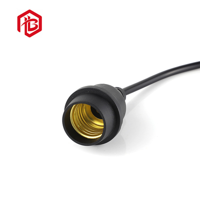 Nylon E27 Outdoor Waterproof Lamp Holder E27 Screw Mouth Pure Copper Lamp Holder Chandelier Household Outdoor Strip Line
