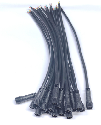 PVC M10 Wire Connector Ip67 IP68 Waterproof 2 3 4 5 Pin Led Outdoor Lighting Male Female Wire Connector