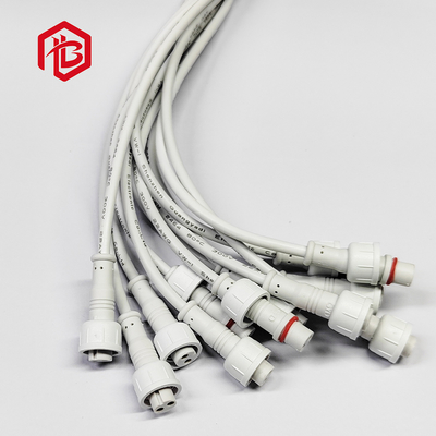 Customized M11 M12 M14 M15 M16 Led Street Waterproof Cable 2 3 4 5 Pin Male Female Docking Extension PVC Power Cord