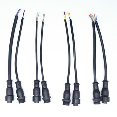 M15 Waterproof Circular Connector with 2-8 Pin Screw Terminal, 1A-25A Current Rating, and 2-8 Cores for Automotive and Industrial Applications