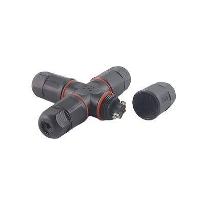 Factory Outdoor 4 Way X Type IP68 Waterproof Copper Submersible Electrical Cable Joint Solar Power System Wire Connections
