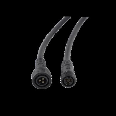 M15 IP65 Waterproof 16A Connectors 2pin Male Female Aerospace RF PVC Copper Contact Material Nylon Housing Power Wire