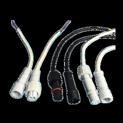 M10 2-Pin Copper Contact IP68 Waterproof Male/Female Plug Connector for Aerospace UHF/RF LED Outdoor Lamp Power Cord PCB FPC 16A