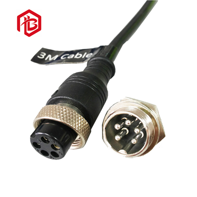 GYD Bett IP65 Waterproof Copper Contact Nylon Housing Male/Female 3-Pin GX16 Connector for Aerospace FPC PCB RF Applications
