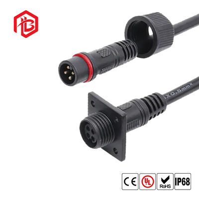 BETT M15 FLANGED IP68 Waterproof Plug with Nylon/PVC Housing (Male/Female)