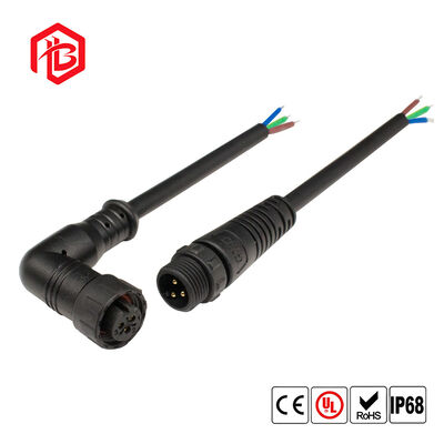 M12RIGHT-ANGLED ELBOW Waterproof Connector Male/Female Copper 6A for Aerospace Microwave Applications