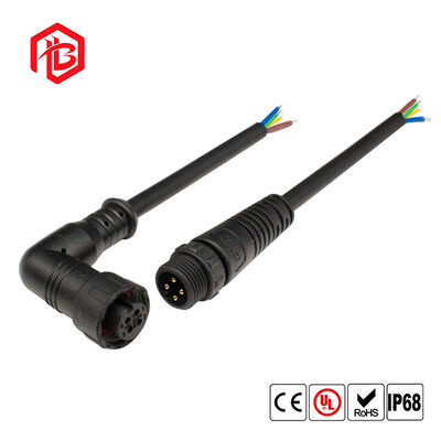 M12 straight elbow connector