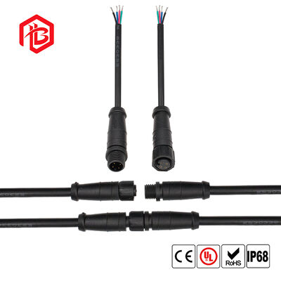 Bett M8 Nylon Male/Female Waterproof Connector Plug for Aerospace RF/UHF Solar Power Systems with Copper Contact