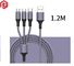 USB3.0 Fast Charging Data Cable 3 In 1 For Huawei Samsung Xiaomi IPhone